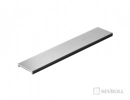 SEVROLL 02334 Profil "U" mini do płyty laminowanej 18 mm, 3 m, srebrny