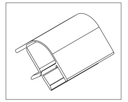 COKÓŁ FLEXI NAROŻNIK 90°-135°ALUM 150mm