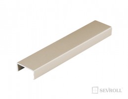 SEVROLL 00029 profil "U" do płyty laminowanej 18mm 3m jasny brąz