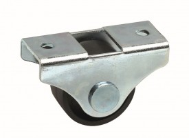 StrongCastors Kółko 25 mm proste czarne