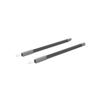 HETTICH 9196173 Reling wzdłużny Atira 470 mm antracyt L + R