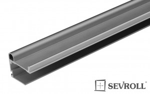 SEVROLL 00639 Tytan rączka 18 mm 2,7 m, srebrna