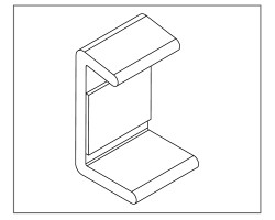 KOŃCÓWKA stal nierdzewna L/P cokół Rehau 100mm