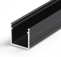 StrongLumio profil LED Smart alu czarny 2000mm