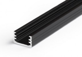 StrongLumio profil LED Slim alu czarny 2000mm