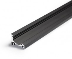 StrongLumio profil LED Corner 10 alu czarny 3000mm