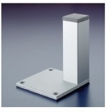 Narożna noga meblowa 30x30mm B 150 mm aluminium