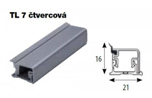 TL7-Listwa aluminiowa 3900/21/16