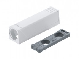 BLUM 956.1201 Tip-on adapter prosty, 50mm, biały