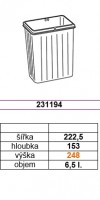 GOLLINUCCI Zapasowe kubły do Sistema 900, 6,5 l