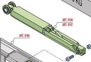 SISCO Silent tłumienie do drzwi przesuwnych 40kg