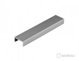SEVROLL 02033 profil "U" do płyty laminowanej 16mm 3m srebrny