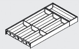 BLUM ZC7S600BH3 Ambia Line wkład na sztućce 300/600 orzech tennessee