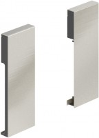 HETTICH 9123088 ARCITECH złącza do frontu 126 mm, stal nierdzewna