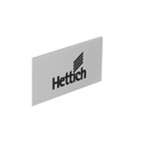 HETTICH 9123009 ARCITECH zaślepka z logo Hettich aluminium