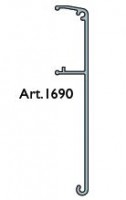 TERNO listwa maskująca art. 1690/AS 3m, srebrna anodowana