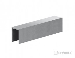 SEVROLL 214-866 U profil stalowy 2m srebrny