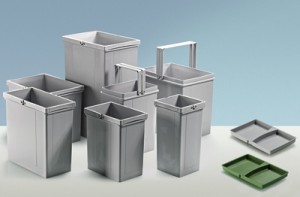 HETTICH 9136187 pojemnik zapasowy do kosza 12 l szary
