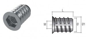 Nakrętka z kołnierzem BU02 M6x15mm