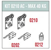 SISCO 0210 komplet okuć do drzwi wewnętrznych 40 kg