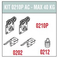 SISCO 0210P AC komplet okuć do drzwi zewnętrznych 40 kg