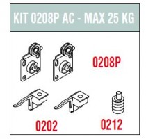 SISCO 0208P AC komplet okuć do drzwi zewnętrznych 25kg