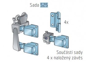 S-komplet okuć S25