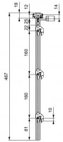 LEHMANN Drążek SVS3 Typ 1 (1+3 wysokość 483 mm)