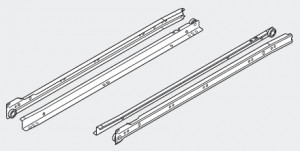BLUM 230M4000 prowadnice częściowego wysuwu 400mm R901 biały