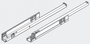 BLUM 560H4200B Tandem prowadnice pełnego wysuwu 420mm z tłumieniem