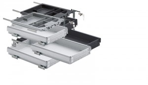 HETTICH 20711 kontener komplet 530/392 aluminium