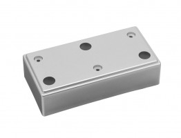 Noga meblowa 6838 - 120x60mm satyna chrom