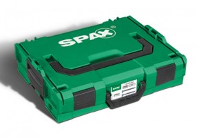 SPAX walizka montażowa L-BOXX z TXS 16 rozmiarów wkretów + 6 bitów + Bitcheck