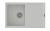 StrongSinks S3 Zlewozmywak granitowy Labe 780 780x500mm z ociekaczem biały