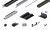 HAWA 31517 Folding Concepta III 20/25 do 3 skrzydeł, prawy, srebrny