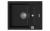 StrongSinks S3 Zlew granitowy Vardar 615, 615x500mm z ociekaczem i komorą czarny